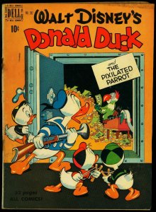 DONALD DUCK-PIXILATED PARROT-FOUR COLOR #282-1950-BARKS VG