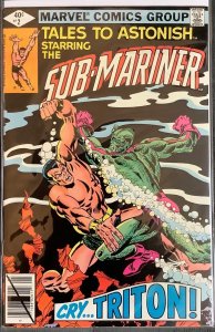 Tales to Astonish #2 (1980, Marvel) Starring The Sub-Mariner. VF/NM