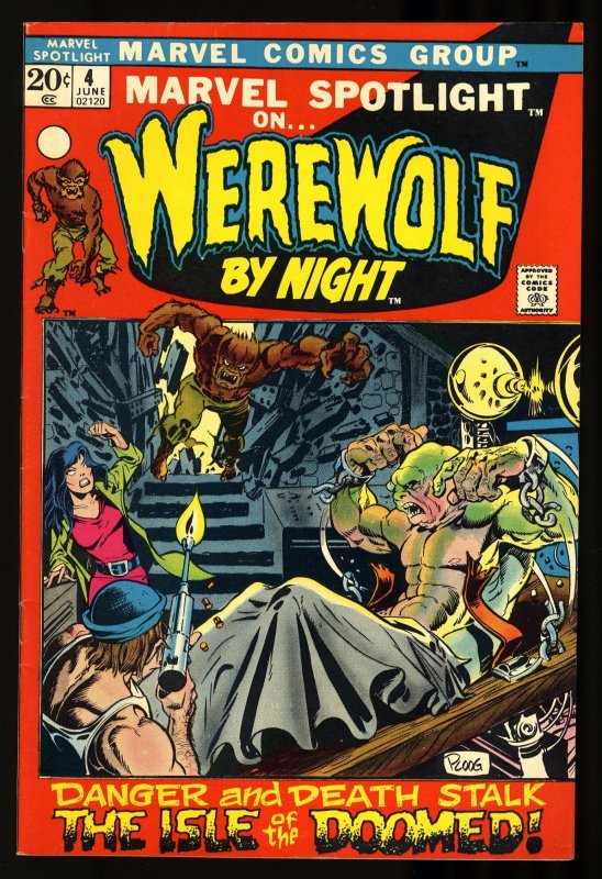 Marvel Spotlight #4 VF+ 8.5 3rd Appearance Werewolf by Night!