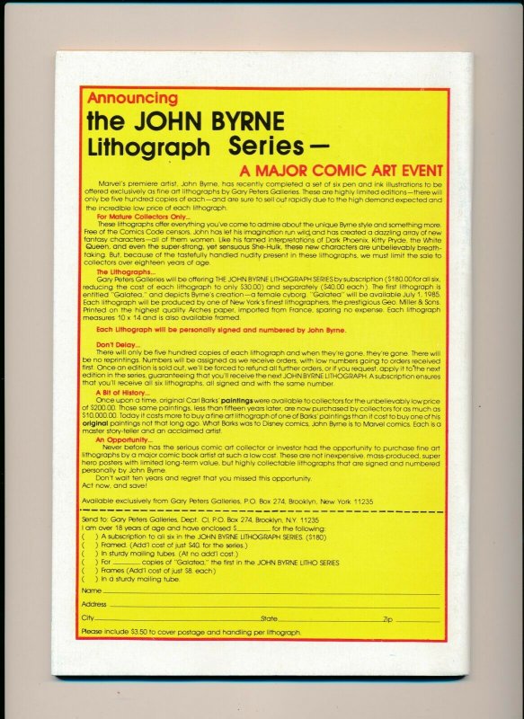 John Byrne! COMICS INTERVIEW #25 1988  F/VF (PF947)