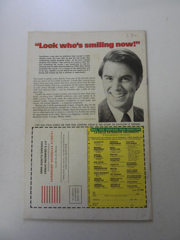 Fantastic Four #165 (1975) FN/VF condition price written on back cover