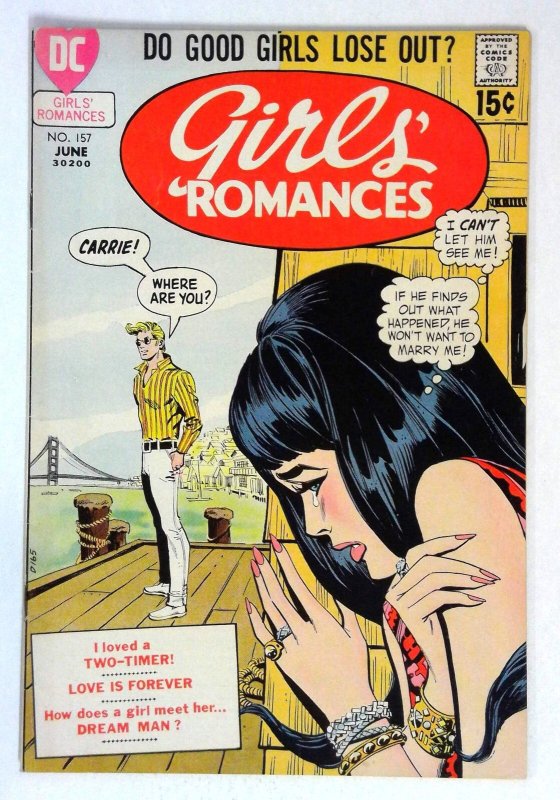 Girls' Romances #157 Romance comic book DC (1970) FN/VF