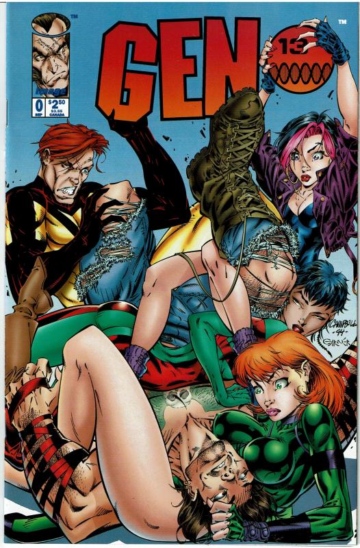 Gen 13 #0, 9.0 or better, J. Scott Campbell Cover