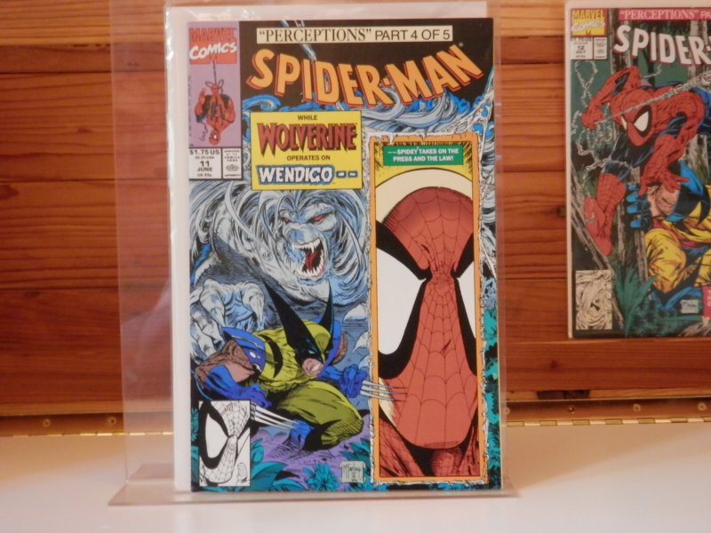 Spider-Man #8-12 (1991) - Perceptions Full Story Arc Wolverine/Wendigo