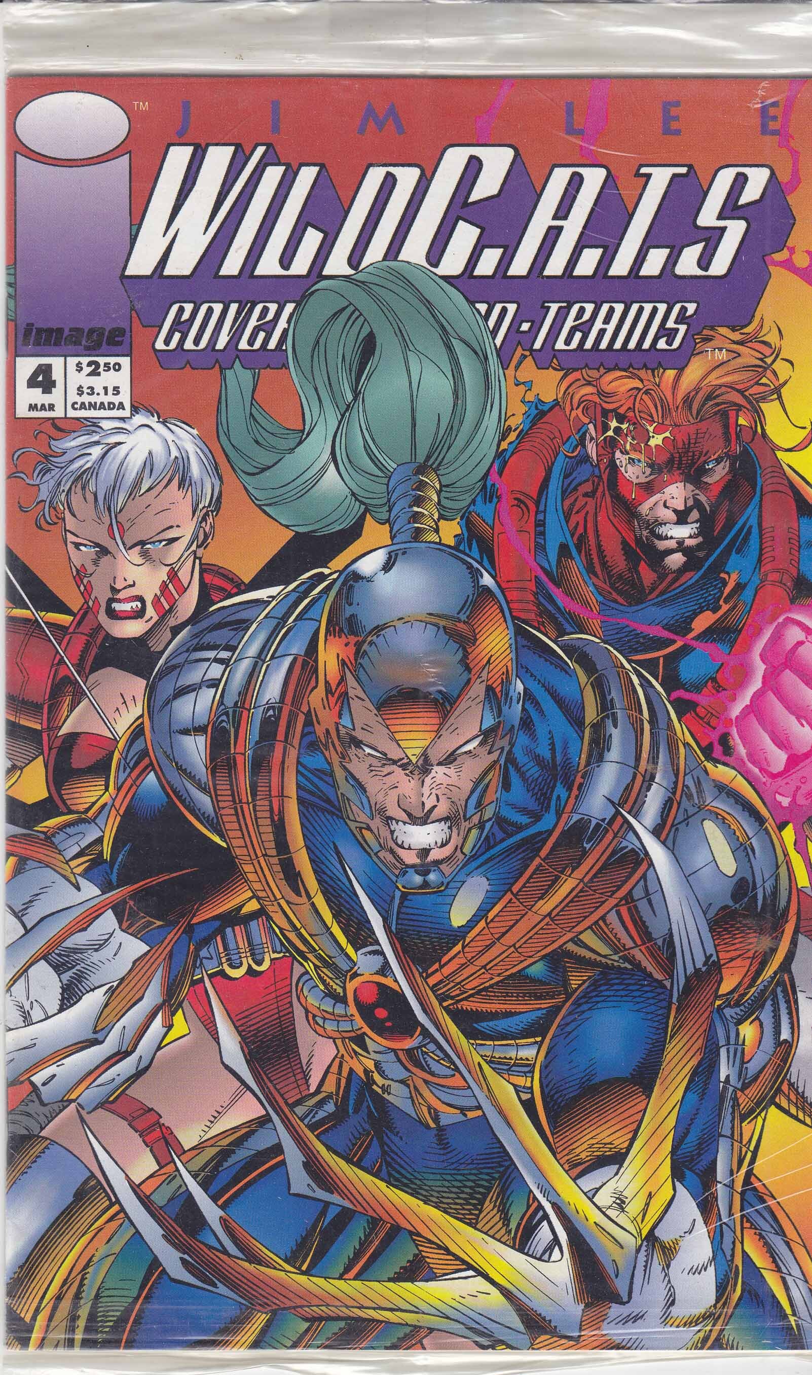 WildC.A.T.s #4 (with card) VF/NM ; Image | Jim Lee Wildcats