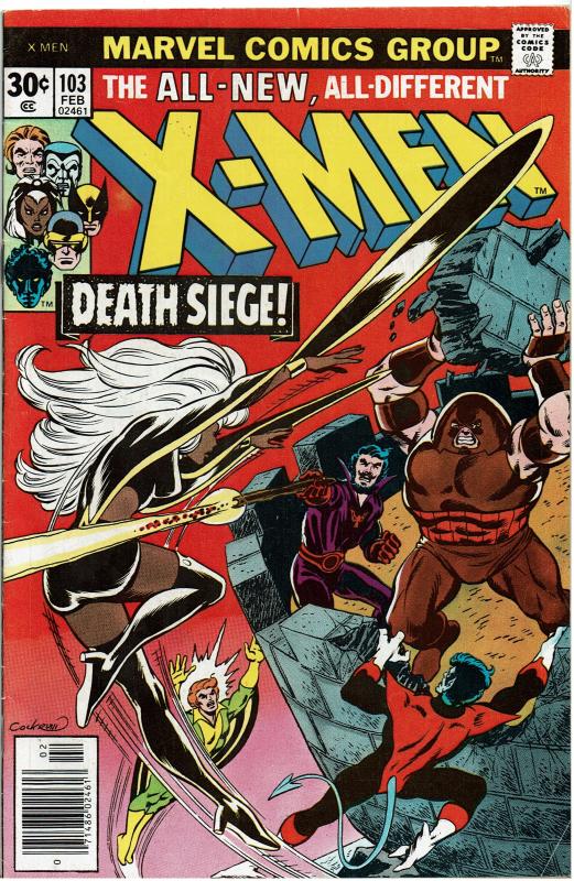 X-Men #103, 6.0 or Better, Signed by Chris Claremont & Dave Cockrum