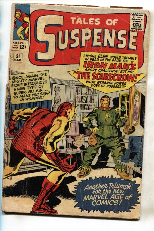 Tales of Suspense #51 1st Scarecrow-IRON MAN-MARVEL  1964 comic book