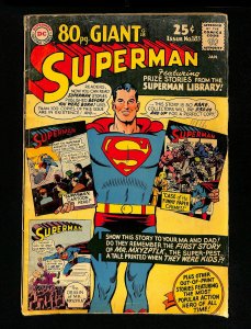 Superman #183 80 Page Giant G-18! 1966!