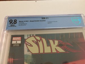 2021 Marvel Comics Silk #1 Bengal Retail Incentive 1:25 Ratio Variant CBCS 9.8