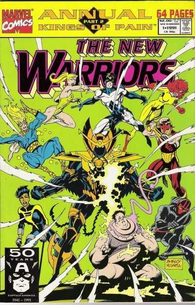 New Warriors (1990 series) Annual #1, NM + (Stock photo)