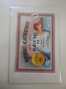 Black Cat #7 (2020) Retail TradeDress Signed by Campbell Cert sealed!
