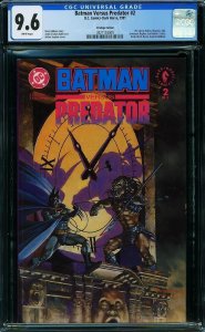 Batman versus Predator #2 PRESTIGE FORMAT (1992) CGC 9.6 NM+