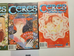 3 Ceres Celestial Legend Viz Comic Books #1 4 6 56 TJ8