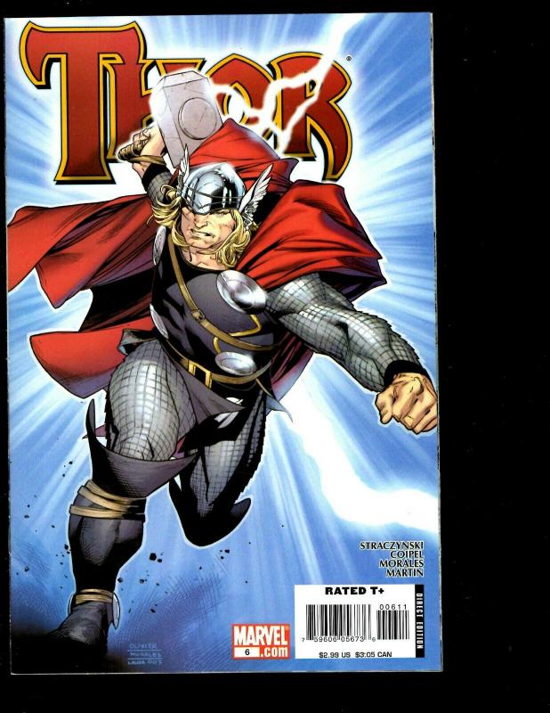 Lot of 10 Thor Marvel Comic Books 1 2 3 4 5 6 7 8 9 10 11 12 Spider-Man SM11