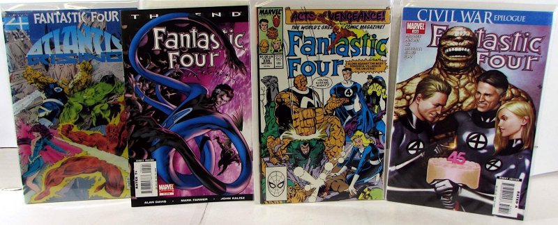 Fantastic Four Lot 4 #335, 543, Atlantis Rising 1, End 5 1995 Marvel 8.5+