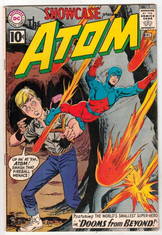 Showcase #35 (Dec-61) VG/FN+ Mid-Grade The Atom)