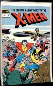 The Official Marvel Index to the X-Men #4 (1987) X-Men
