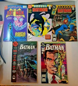 Batman Annual #10 11 12 13 14 Lot of 5 Vtg 1986 1987 1988 1989 1990 VF NM