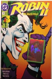Robin II: The Joker's Wild! #1 Joker Close-Up Cover (1991)