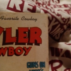 Tim Tyler Cowboy 18 standard comic 1950 Western hero golden age Final Issue luck