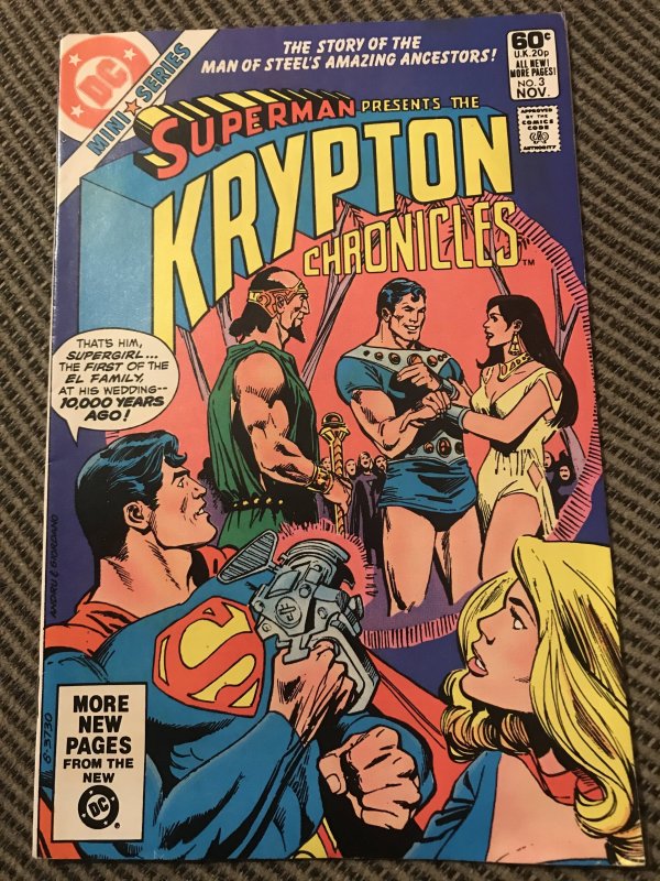 SUPERMAN Presents The Krypton Chronicles #3 : DC 11/81 Fn/VF; mini