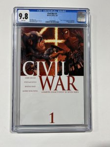 CIVIL WAR 1-7 1 2 3 4 5 6 7 ALL CGC 9.8 WHITE PAGES MARVEL COMICS 2006-2007
