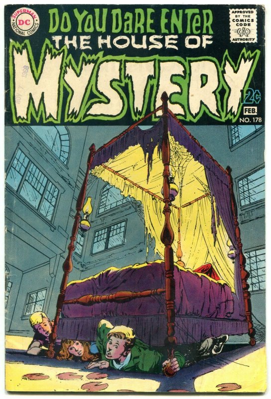 HOUSE OF MYSTERY #178 1969-NEAL ADAMS-DC HORROR VG+