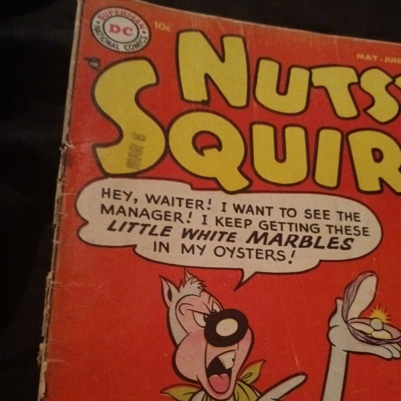 DC Comics Nutsy Squirrel #65 golden age precode 1955 funny animal antics folks