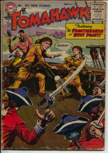 Tomahawk #41 1956-DC-Frontiersmen of West Point-Fight the red coats-G 
