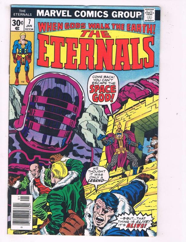 Lot Of 3 Eternals Marvel Comic Books # 5 6 7 Jack Kirby Art Series Bronze A AD32