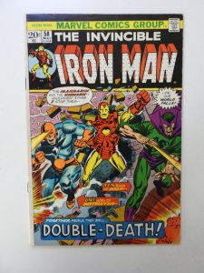 Iron Man #58 (1973) VG- condition moisture damage