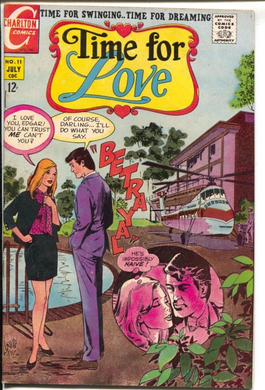 Time For Love #11-1969-Charlton-G. Lopez cover-FN