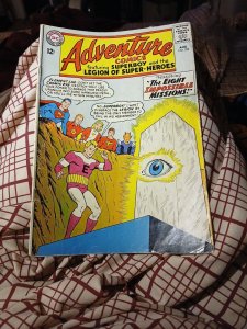 ADVENTURE COMICS #323 (DC: 1964) Swan Element Lad Superboy Silver Age