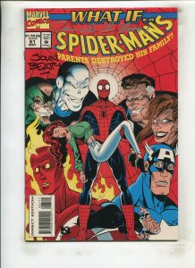 WHAT IF? #61  (9.0) SIGNED BY JOHN BEATTY & SAM DE LA ROSA!! 1994