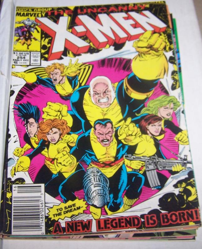 Uncanny X-Men #254 1989 MARVEL banshee forge storm polaris legion+ new team