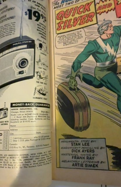 Strange Tales #128 (1965) Scsrlit withc and quicksilver/Dr Strange