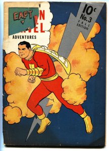 CAPTAIN MARVEL ADVENTURES #3 1941-Lighting bolt cover-FAWCETT PUB FR