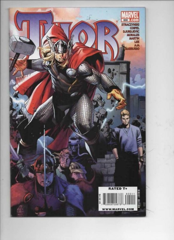 THOR #600 NM- God of Thunder B 1966 2009, more Thor in store, Marvel