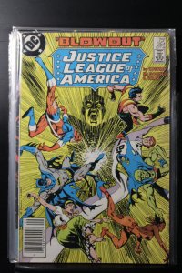 Justice League of America #254 Newsstand Edition (1986)