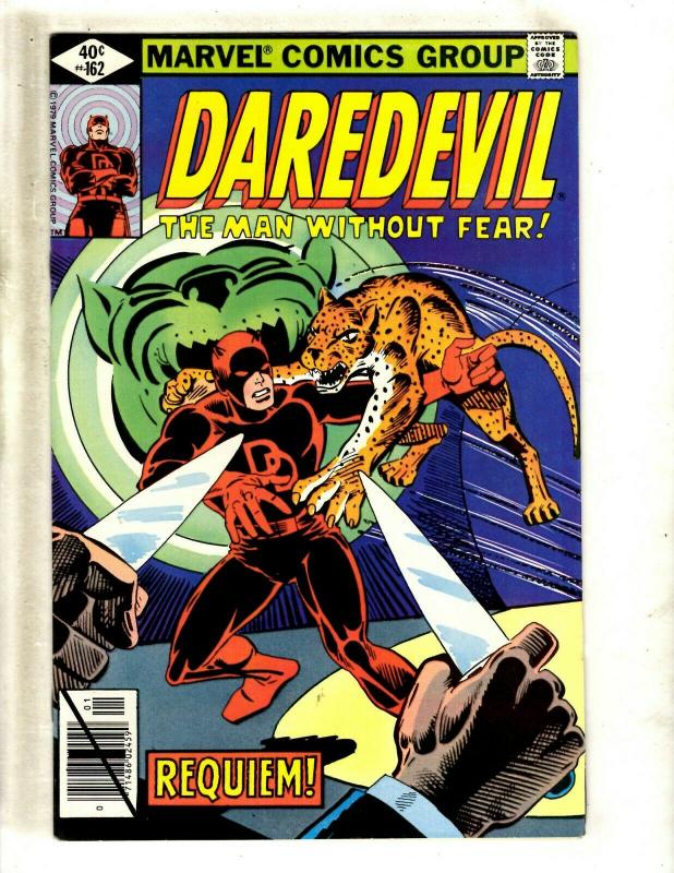Daredevil # 162 VF Marvel Comic Book Frank Miller Bullseye Defenders DS4