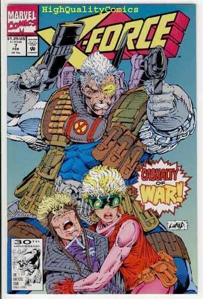 X-FORCE #7 8 9 10, NM+ Blob, Mike Mignola,  ShatterStar, 1991, more in store