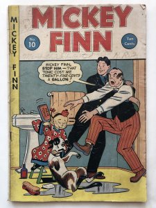 Mickey Finn 10, VG, cover scribble Oriental stereotyping!