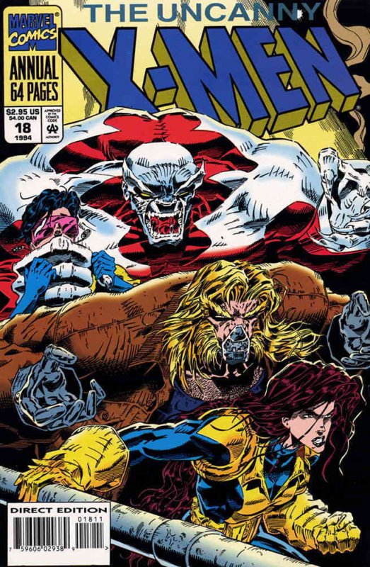 Uncanny X-Men, The Annual #18 FN ; Marvel | Sabretooth