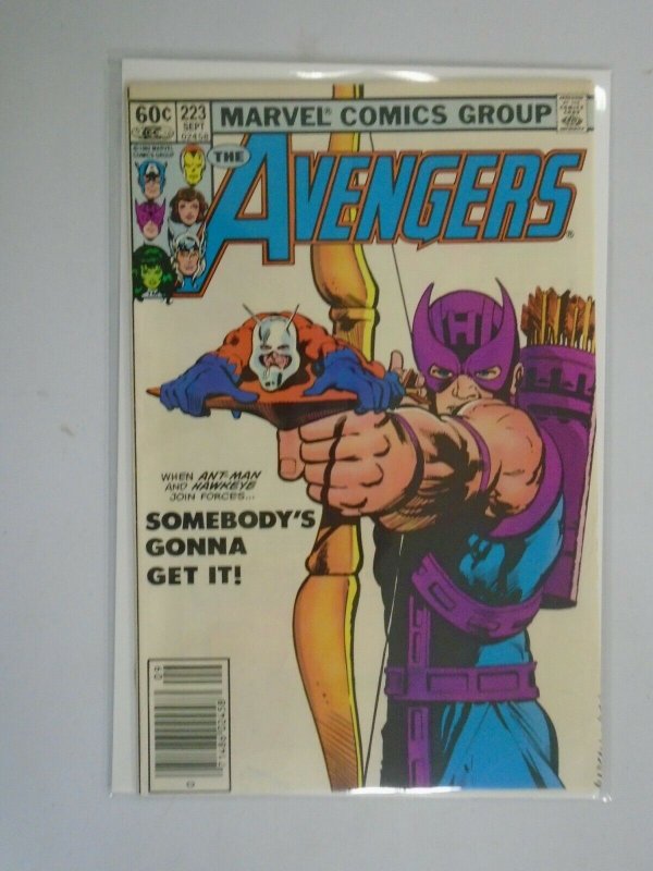 Avengers #223 Newsstand edition 5.0 VG FN (1982 1st Series)