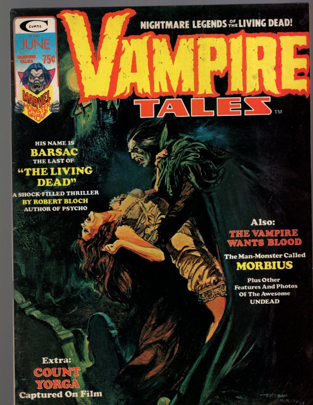 Vampire Tales #5 (1974) Origin of MORBIUS, THE LIVING VAMPIRE !!!!