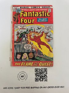 Fantastic Four # 117 GD Marvel Comic Book Thing Human Torch Dr. Doom 2 J224