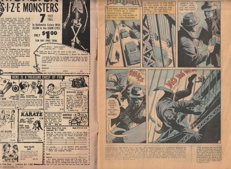 The Brave and the Bold #91  (1970)