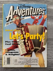 1992 June DISNEY ADVENTURES Kids Magazine VG/FN 5.0 Urkel says Let's Party!