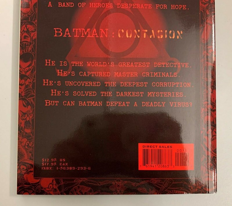 Batman Contagion 1st Edition Paperback 1996 Chuck Dixon 