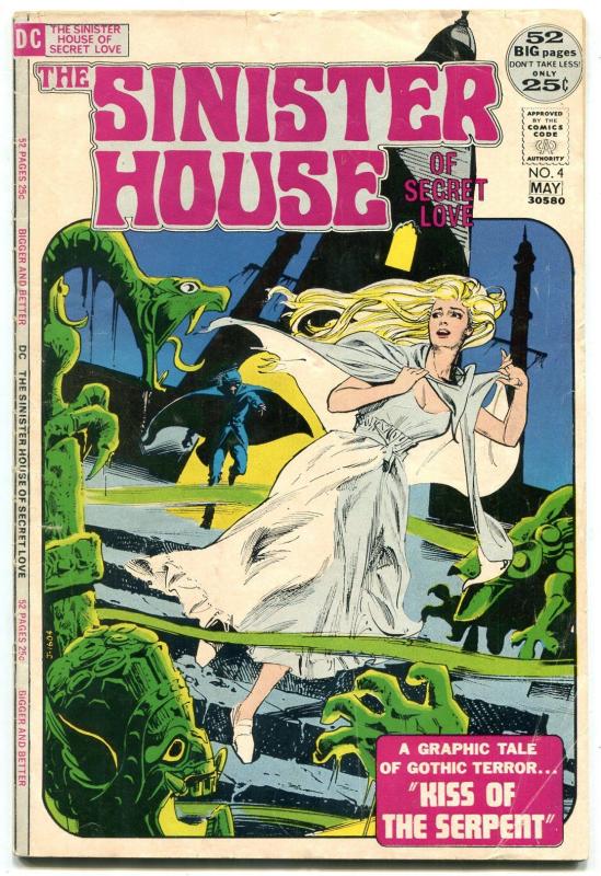 Sinister House Of Secret Love #4 1972-DC GOTHIC HORROR VG